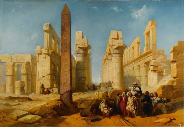 Ruins of the Palace of Karnak at Thebes Ruins of the Palace of Karnak at Thebes